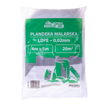 PLANDEKA MALARSKA 4/5 ZIELONA